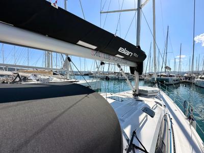 Seaduction, a Elan Impression 50.1 sailboat at Grad Kaštela, Croatia