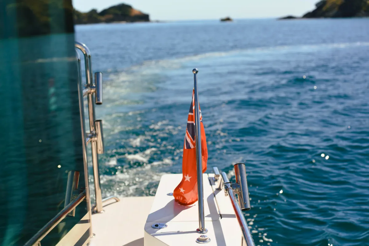 Tere Tere, a Axopar Axopar 28 motorboat at Bay of Islands, New Zealand