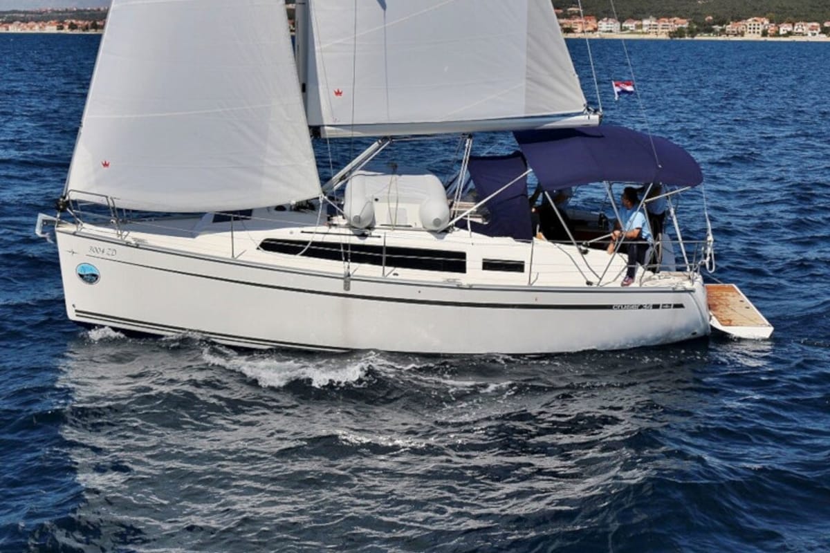 Lucy, a Bavaria Cruiser 34 sailboat at Općina Sukošan, Croatia