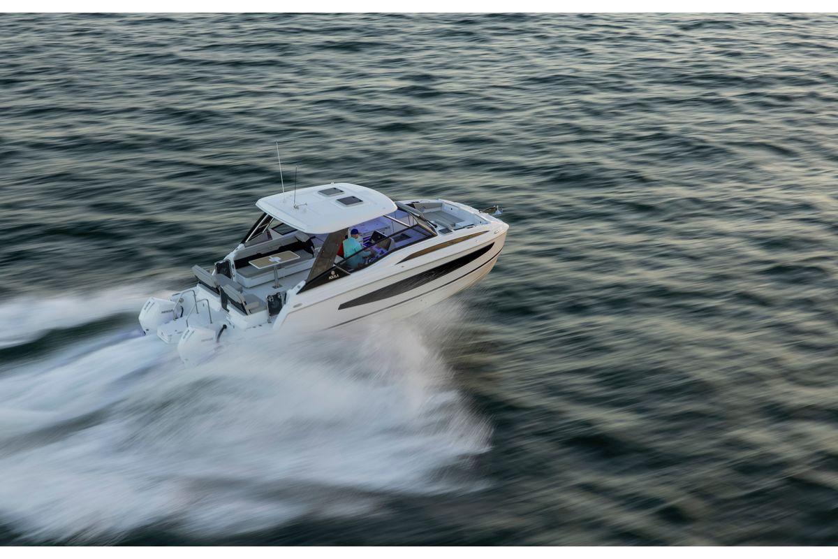 Exterior view of BATCAT, a Aquila Yachts Aquila 32 Sport catamaran at Ajaccio, France