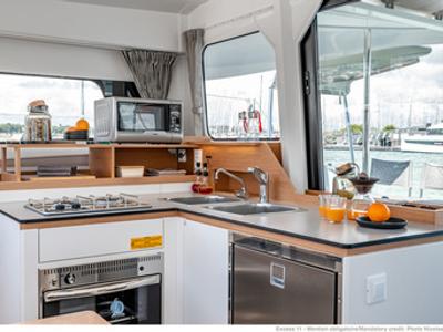 Galley of Excess 11, a Excess 11 catamaran at Pa Khlok, Thailand