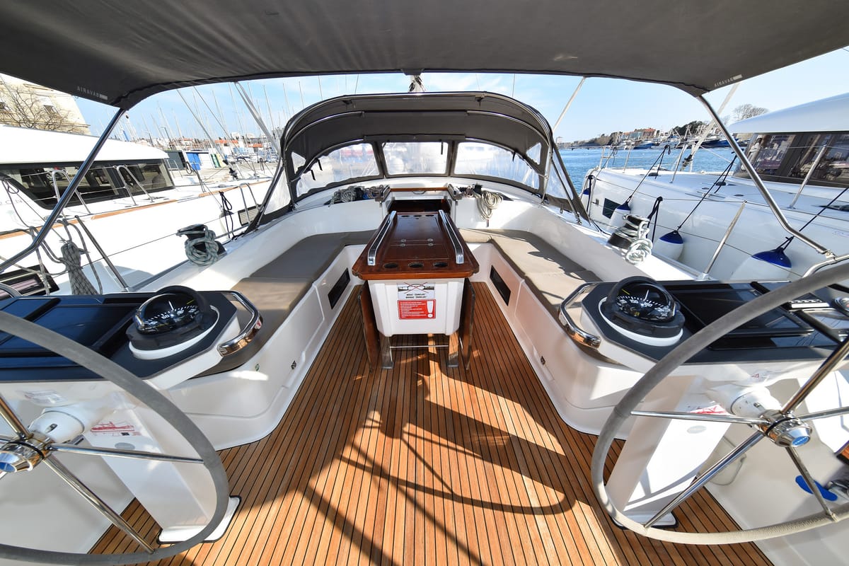 Fat Boy, a Bavaria Cruiser 56 sailboat at Zadar, Croatia