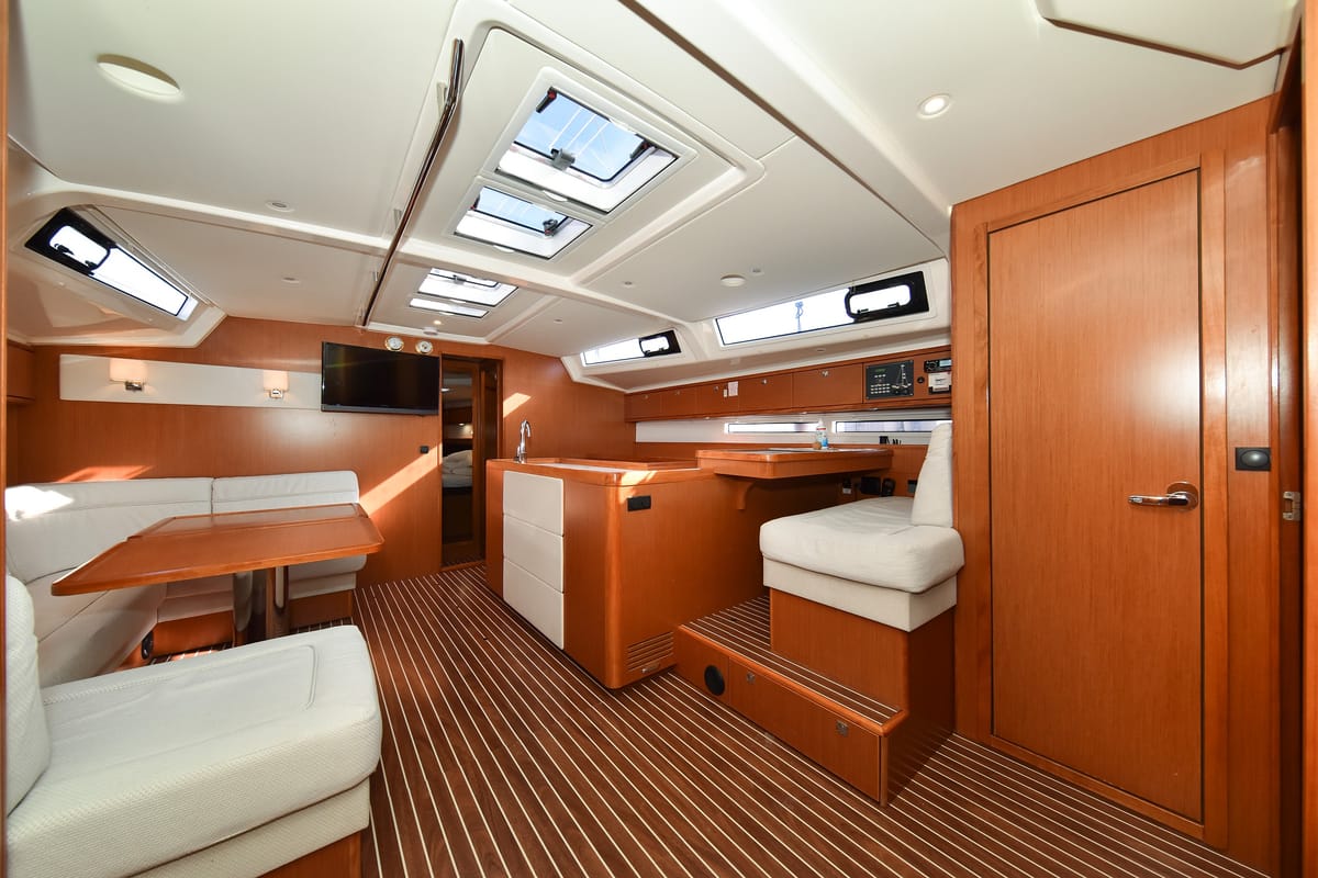 Fat Boy, a Bavaria Cruiser 56 sailboat at Zadar, Croatia
