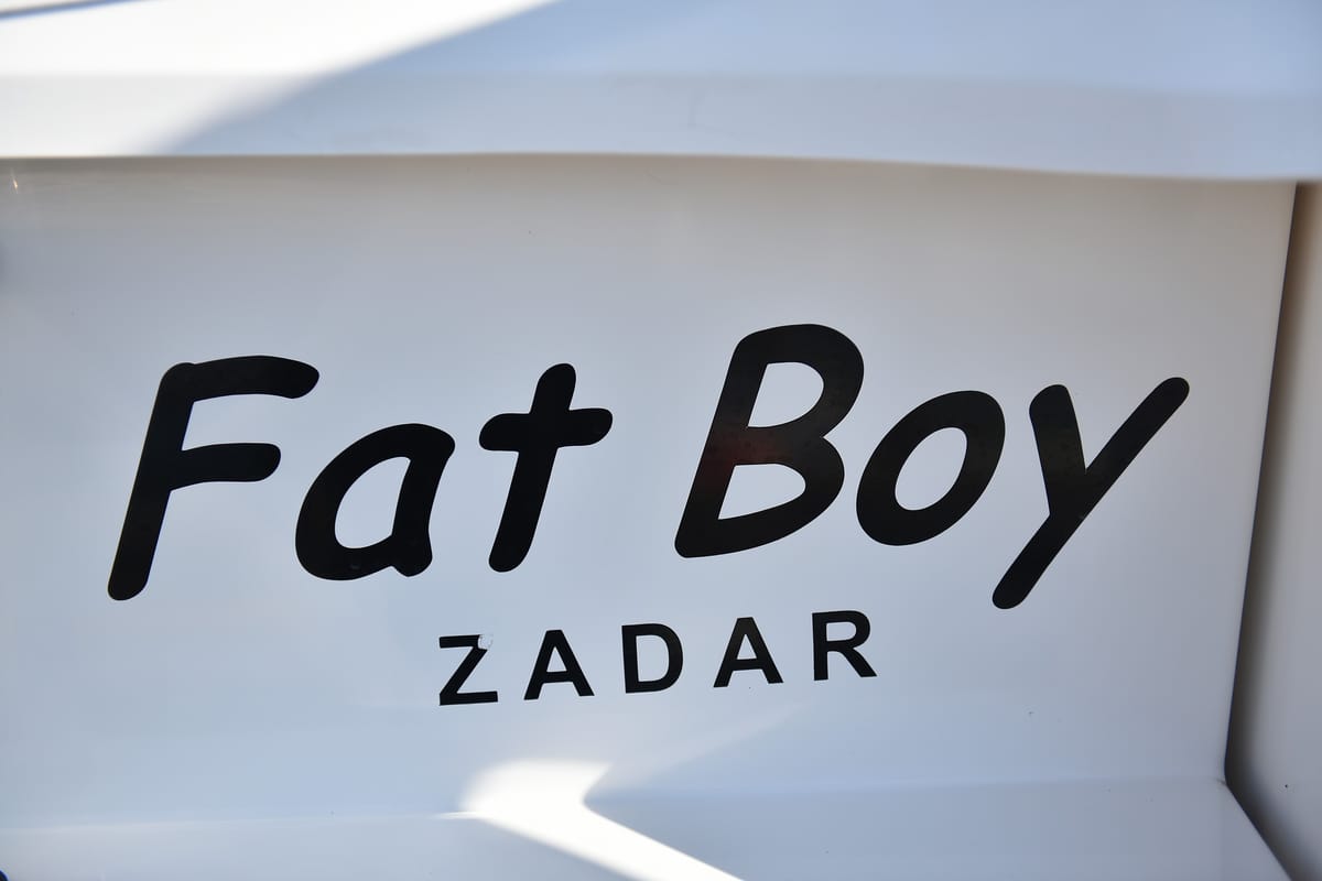 Fat Boy, a Bavaria Cruiser 56 sailboat at Zadar, Croatia