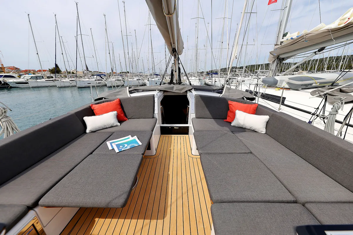 Prima Vera, a Hanse Yachts Hanse 460 sailboat at Općina Sukošan, Croatia