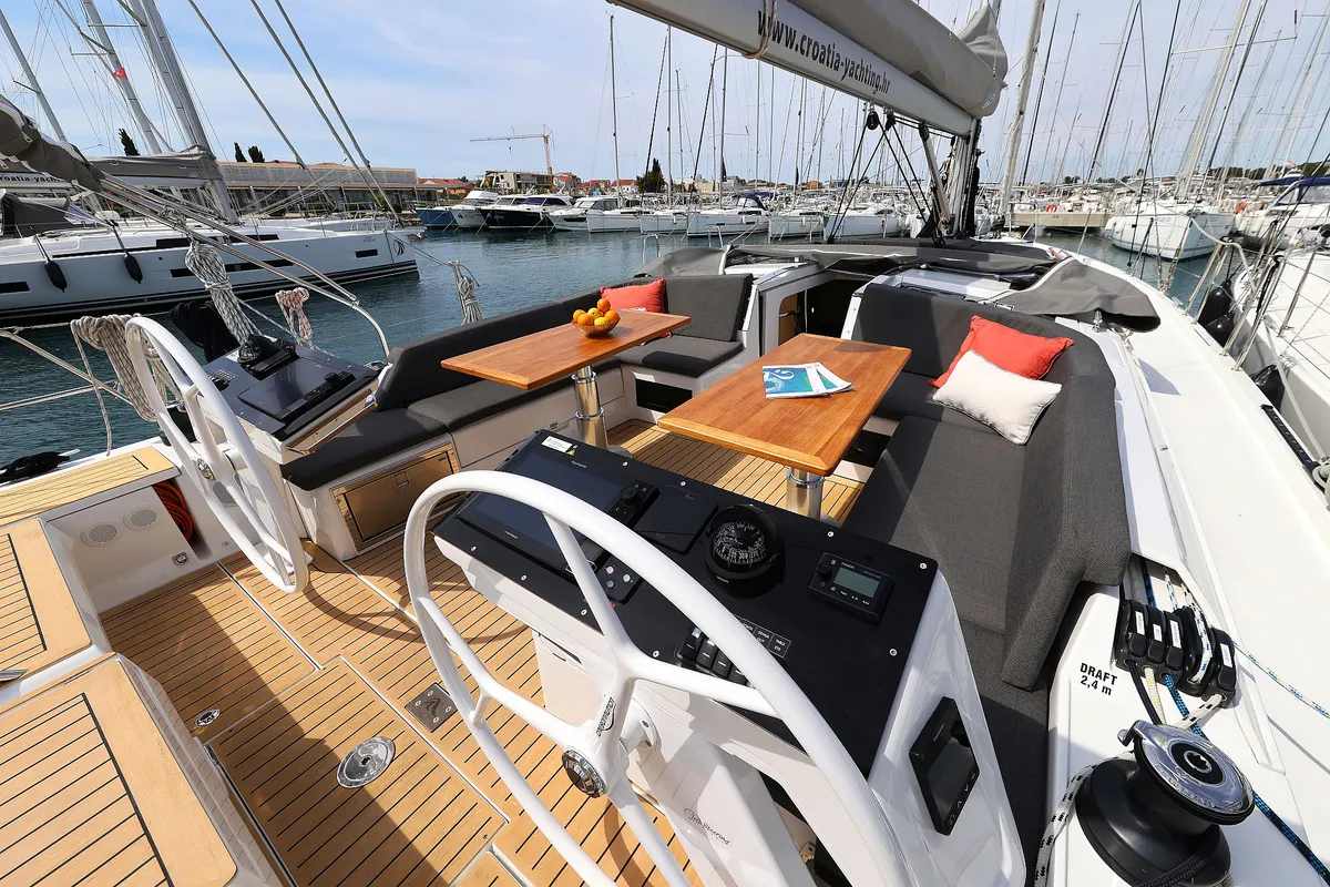 Prima Vera, a Hanse Yachts Hanse 460 sailboat at Općina Sukošan, Croatia