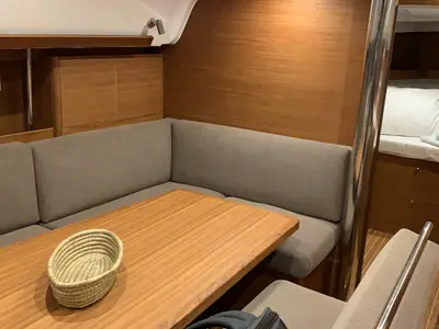 Salon of Seraphim, a Elan Impression 45.1 sailboat at Pirovac, Croatia