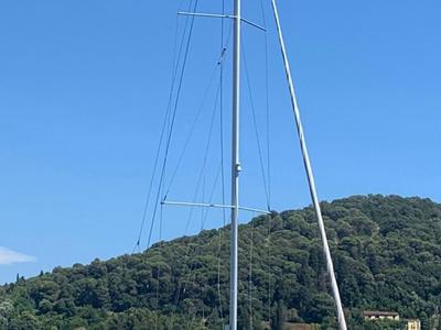 Galley of Kaali, a Beneteau Oceanis 45 sailboat at La Spezia, Italy