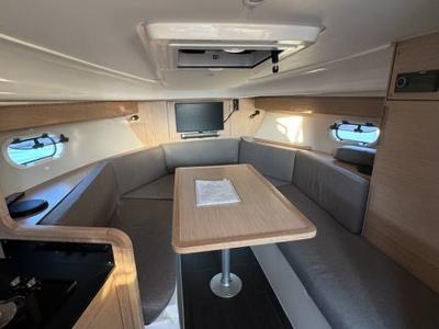 Salon of Lui, a Bavaria S30 motorboat at Grad Biograd na Moru, Croatia