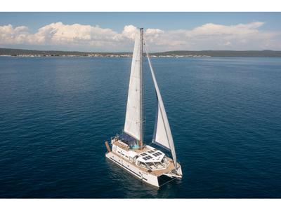 Salon of UPWIND 50, a Gulet Catamaran catamaran at Grad Trogir, Croatia