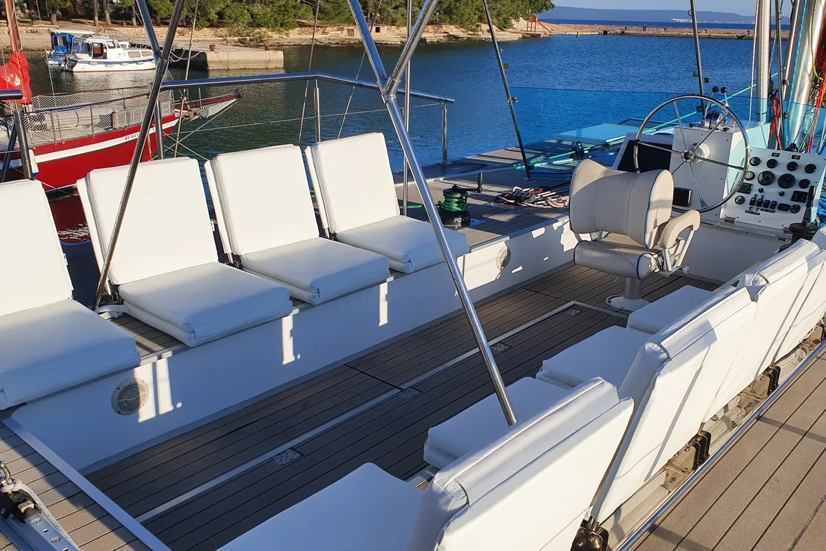 Head on UPWIND 50, a Gulet Catamaran catamaran at Grad Trogir, Croatia