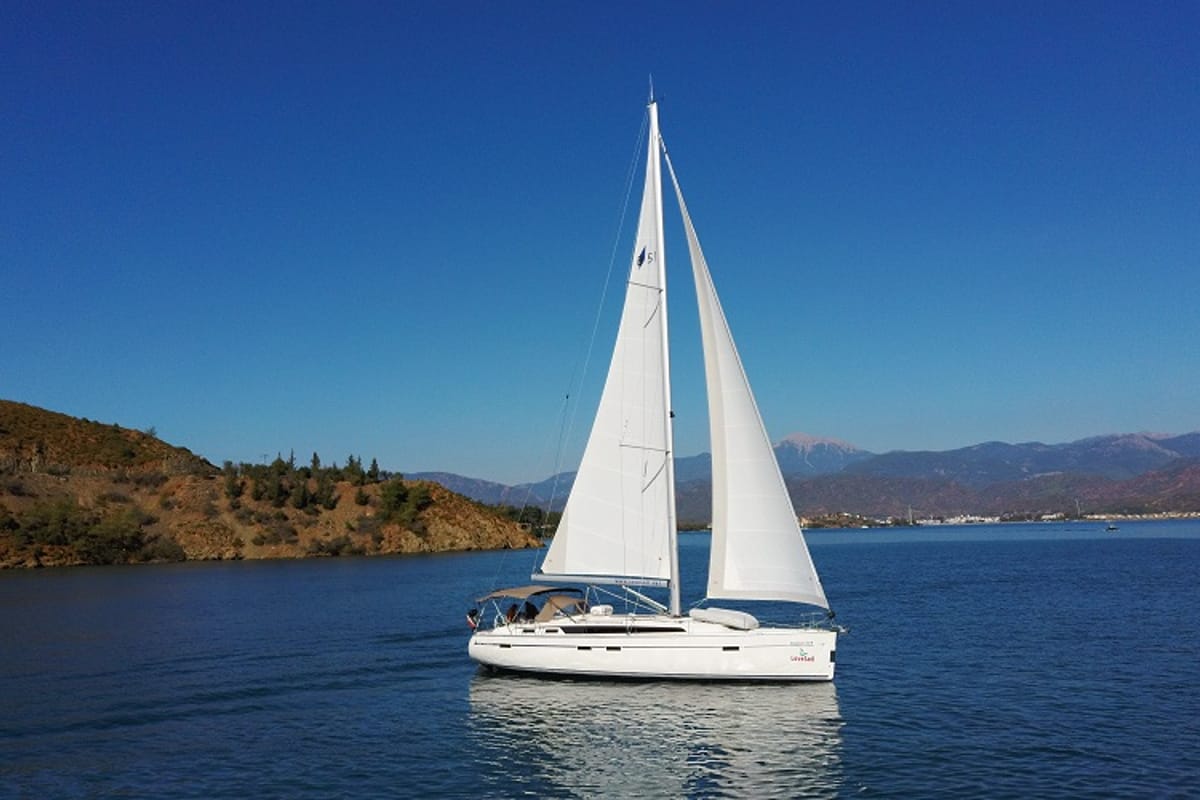 Seawalker, a Bavaria Cruiser 51 sailboat at Fethiye, Turkey