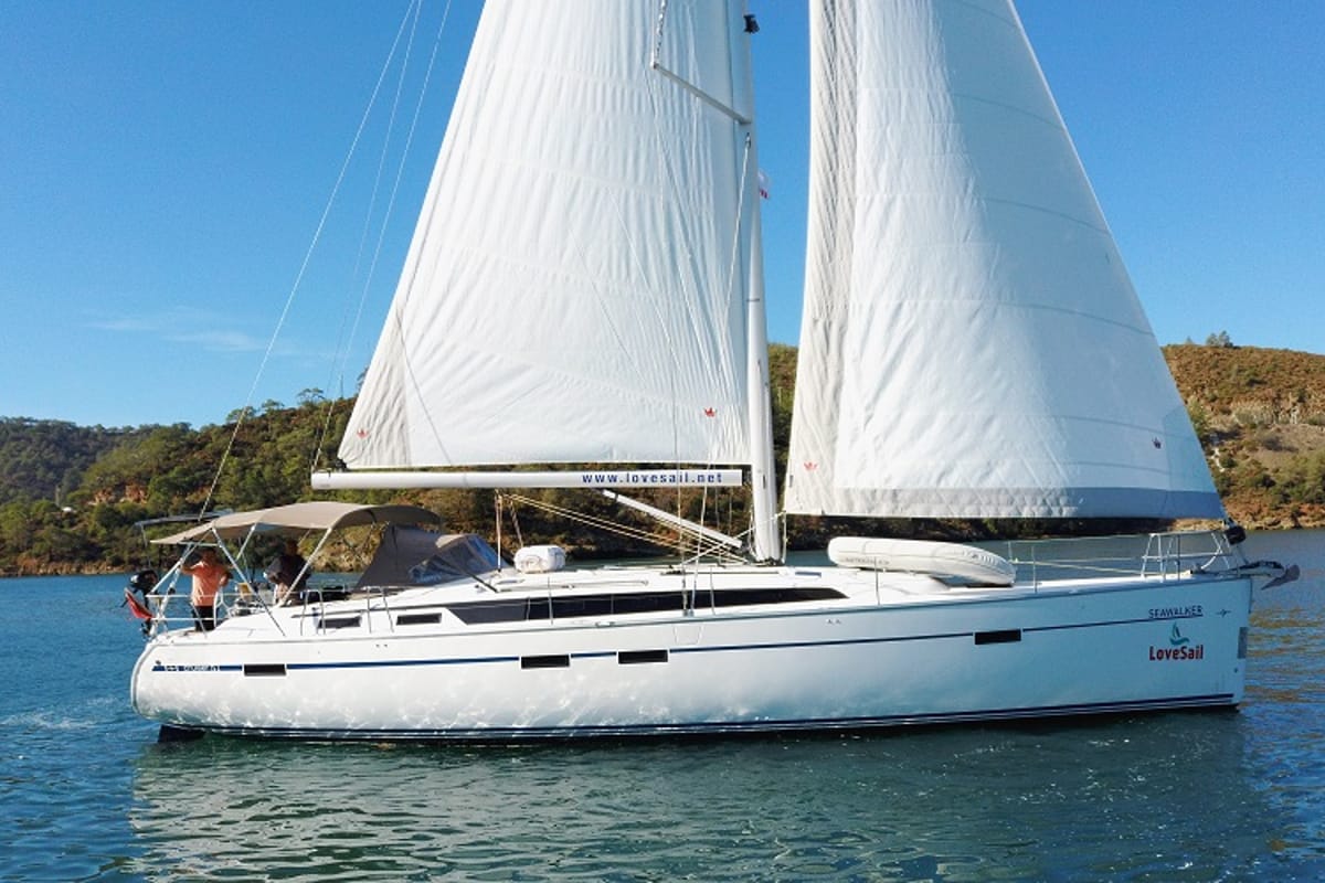 Seawalker, a Bavaria Cruiser 51 sailboat at Fethiye, Turkey