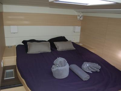 Cabin on Cabin M06, a Lagoon 620 catamaran at Eden Island Marina, Seychelles