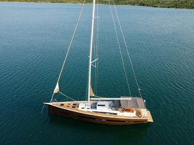 Alpina, a Dufour 56 Exclusive sailboat at Pirovac, Croatia