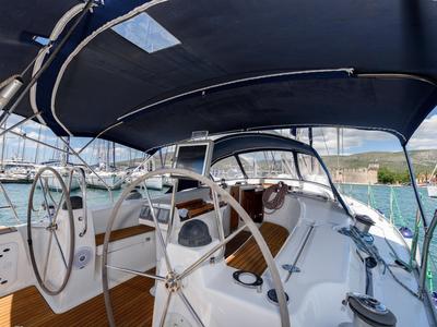 Sugar Bunny, a Bavaria 40 Cruiser sailboat at Grad Trogir, Croatia