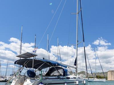 Sugar Bunny, a Bavaria 40 Cruiser sailboat at Grad Trogir, Croatia