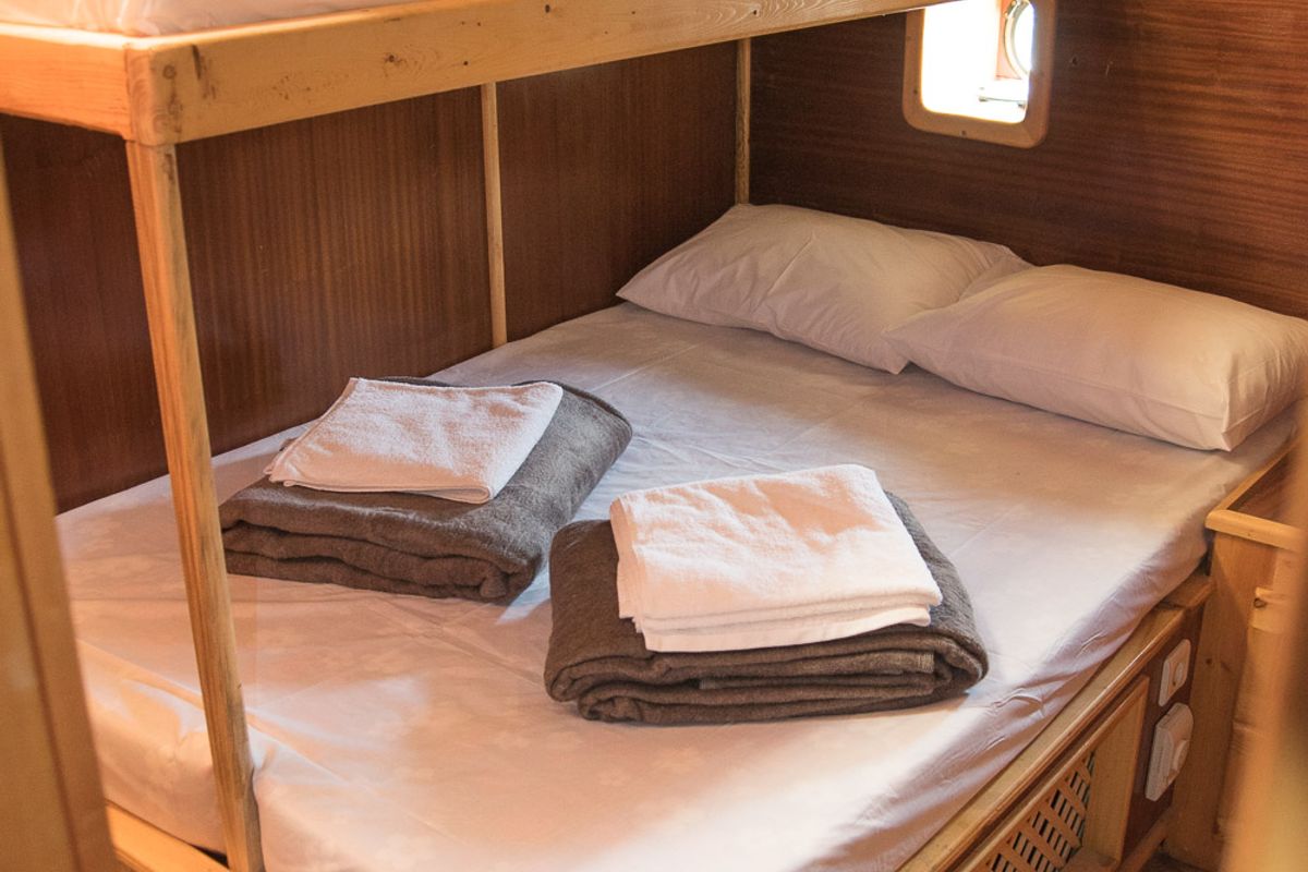 Cabin on Aphrodite, a Gulet Gulet gulet at Corfu, Greece