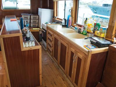 Galley of Aphrodite, a Gulet Gulet gulet at Corfu, Greece