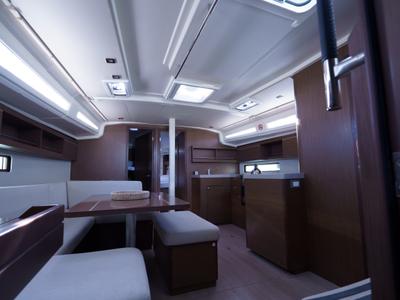 Salon of Joy, a Beneteau Oceanis 40.1 sailboat at Municipal Unit of Lefkada, Greece