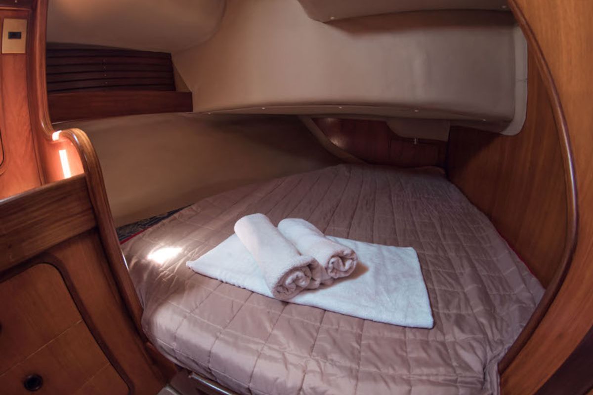 Cabin on Adonis, a Beneteau 50 sailboat at Volos Municipality, Greece