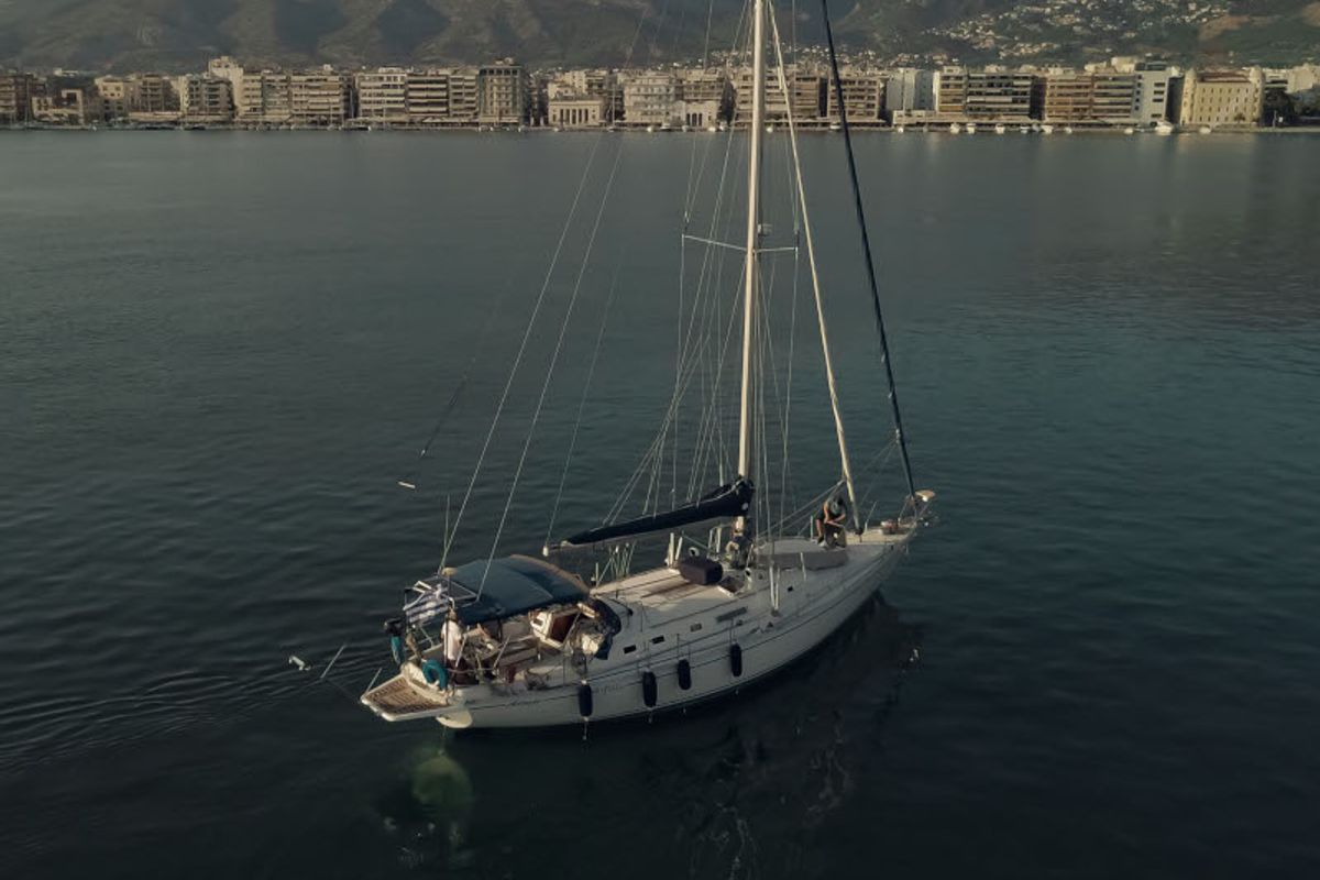 Exterior view of Adonis, a Beneteau 50 sailboat at Volos Municipality, Greece
