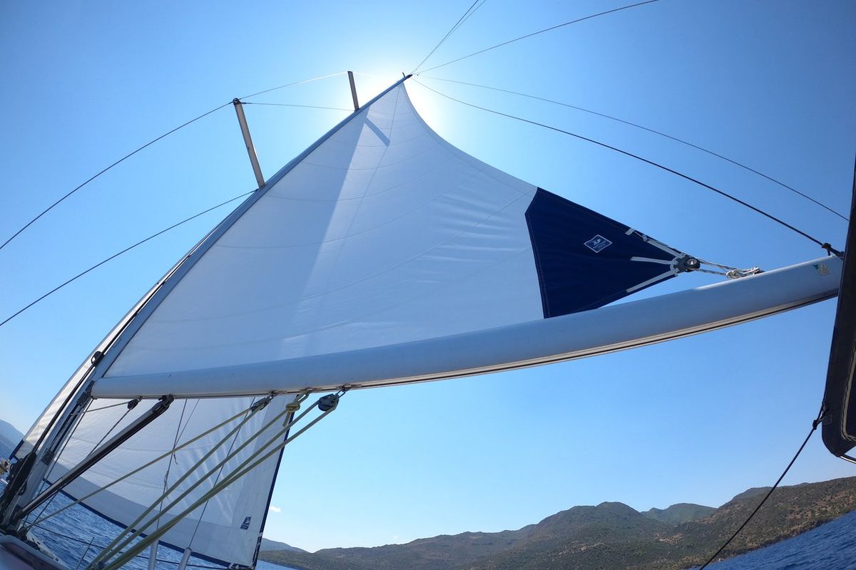 Serenity, a Beneteau Oceanis 43 sailboat at Athens, Greece