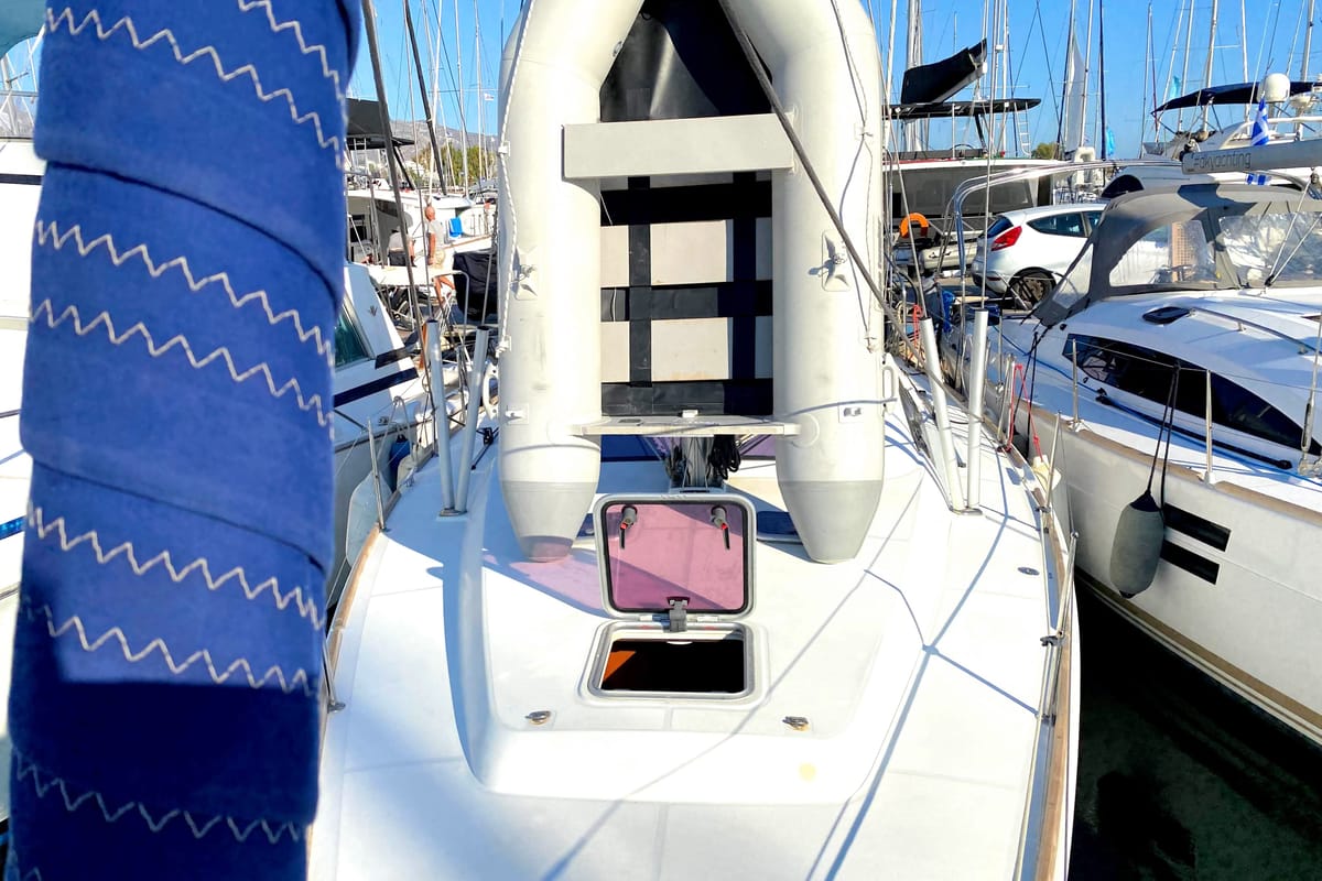 Serenity, a Beneteau Oceanis 43 sailboat at Athens, Greece