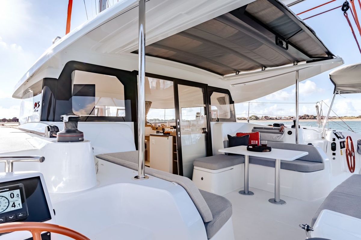 Jinsey, a Excess 11 catamaran at Seget Donji, Croatia