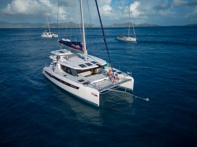 Exterior view of Moorings 4500L crewed Crewed, a Leopard 45 catamaran at Road Town, British Virgin Islands