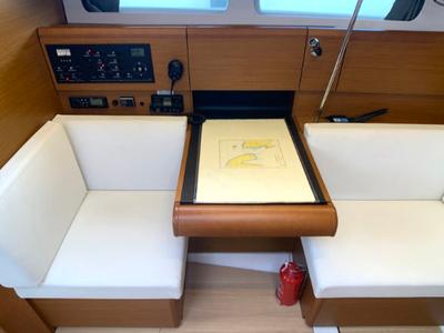 Cabin on Espresso, a Jeanneau Sun Odyssey 419 sailboat at Općina Rogoznica, Croatia