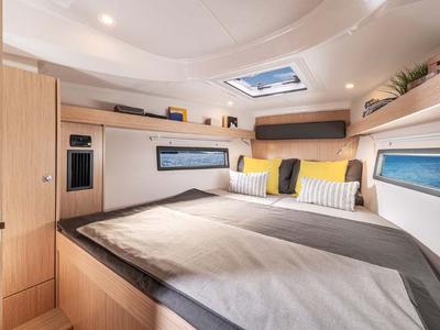 Cabin on Ithakiss, a Bavaria C38 sailboat at Municipal Unit of Sikyona, Greece
