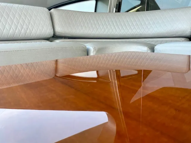 Deck of Super Toy, a Azimut 86 yacht at Gouvia, Greece