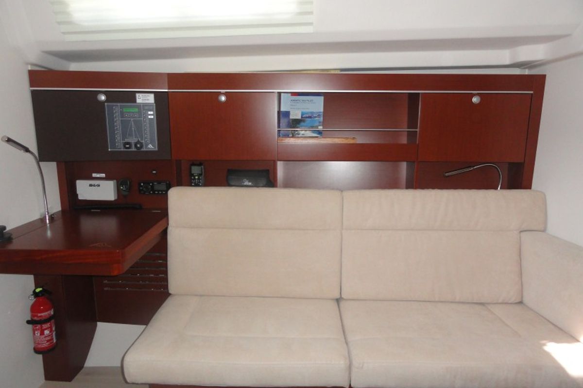 Salon of Riana, a Hanse Yachts Hanse 385 sailboat at Grad Pula, Croatia
