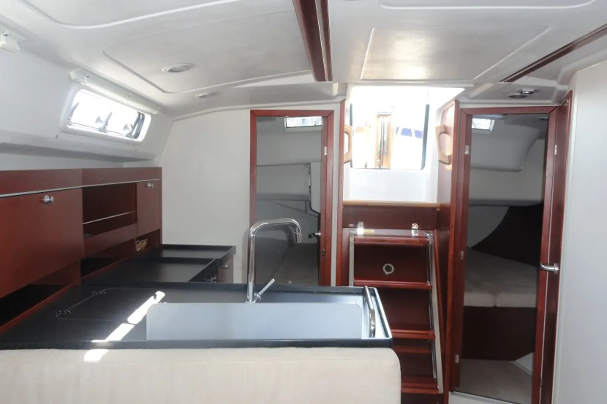Salon of Riana, a Hanse Yachts Hanse 385 sailboat at Grad Pula, Croatia