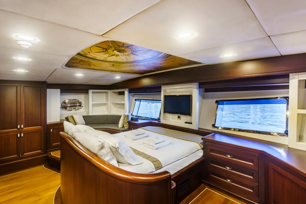 Cabin on Virtuoso, a Gulet Gulet sailboat at Lavreotiki Municipal Unit, Greece