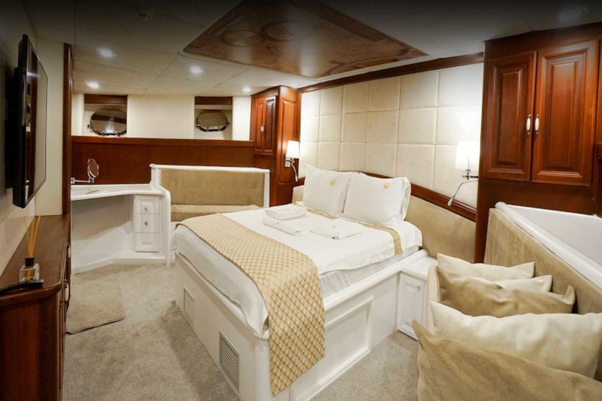 Cabin on Virtuoso, a Gulet Gulet sailboat at Lavreotiki Municipal Unit, Greece
