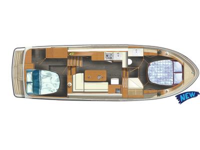 Floor plan of Jules, a Linssen Grand Sturdy 35.0 AC other at Kinrooi, Belgium