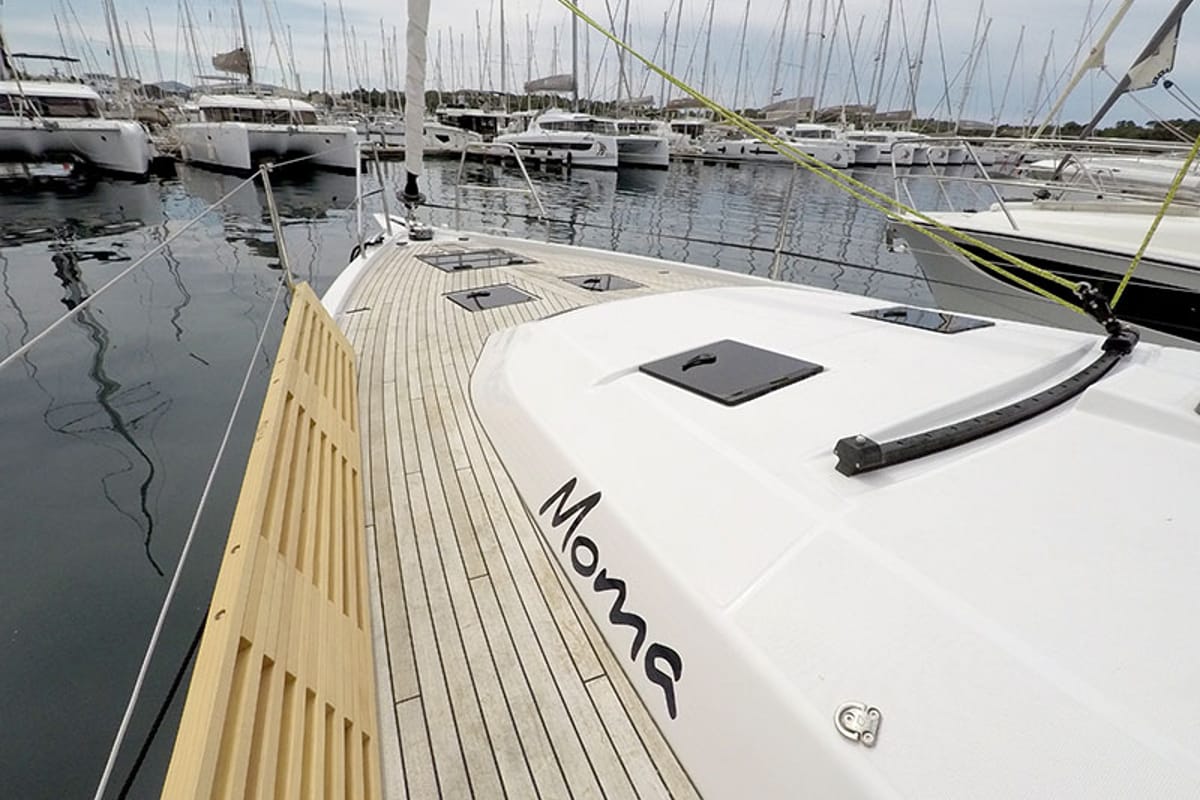 Moma, a Dufour 41 sailboat at Grad Šibenik, Croatia