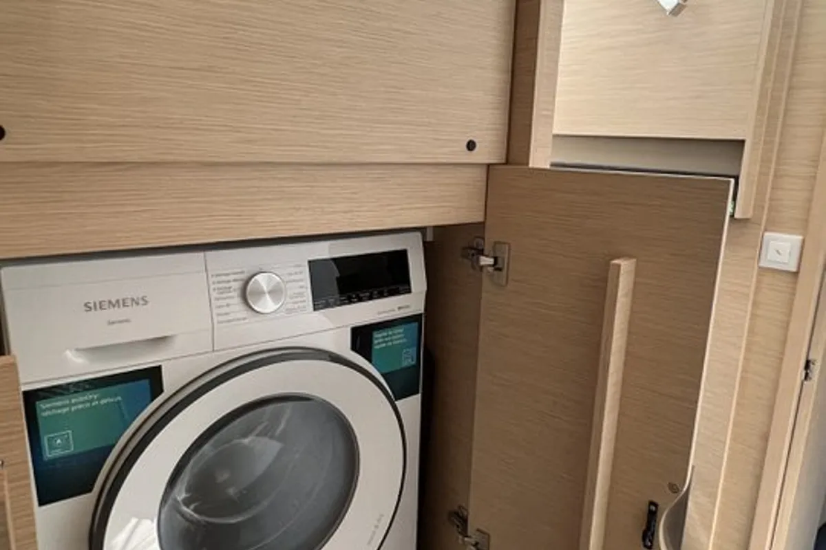 My Precious "E", a Fountaine Pajot Aura 51 catamaran at Municipal Unit of Ellomenos, Greece