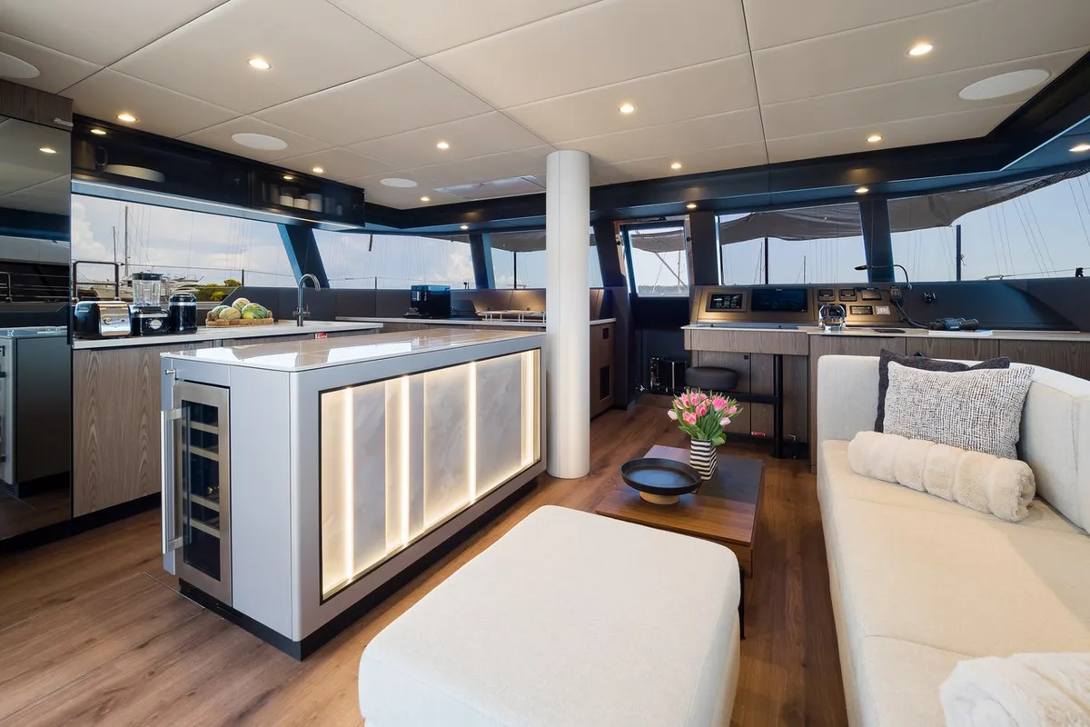 Galley of Sweet Dreams, a Sunreef Yachts Sunreef 50 catamaran at Grad Kaštela, Croatia