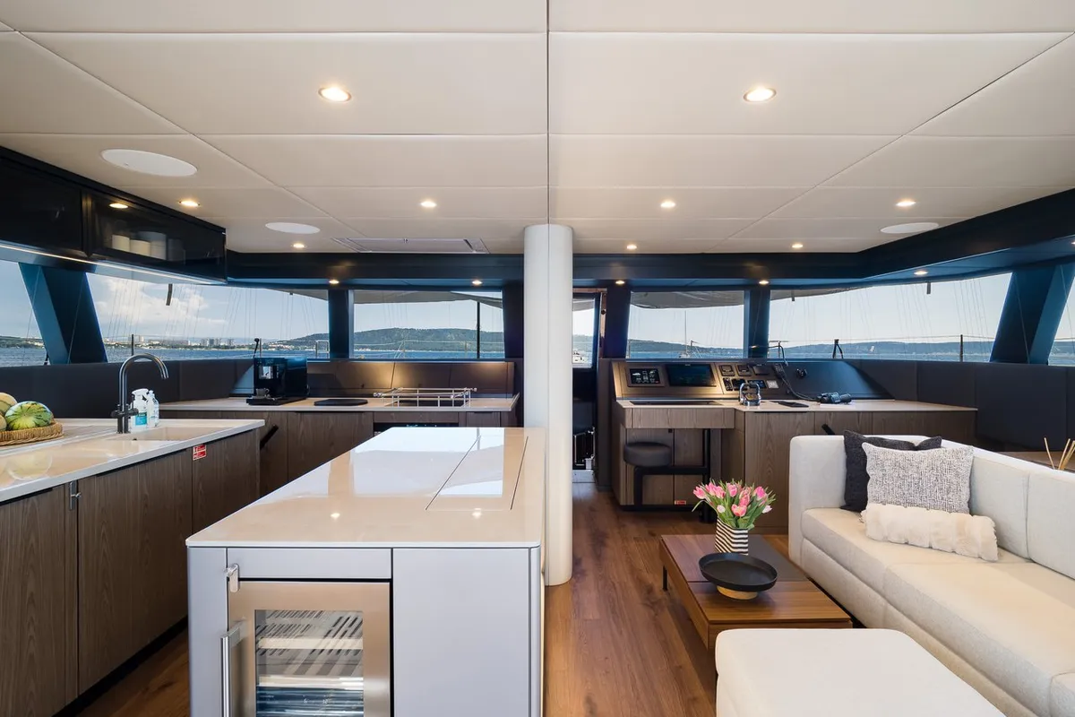Salon of Sweet Dreams, a Sunreef Yachts Sunreef 50 catamaran at Grad Kaštela, Croatia