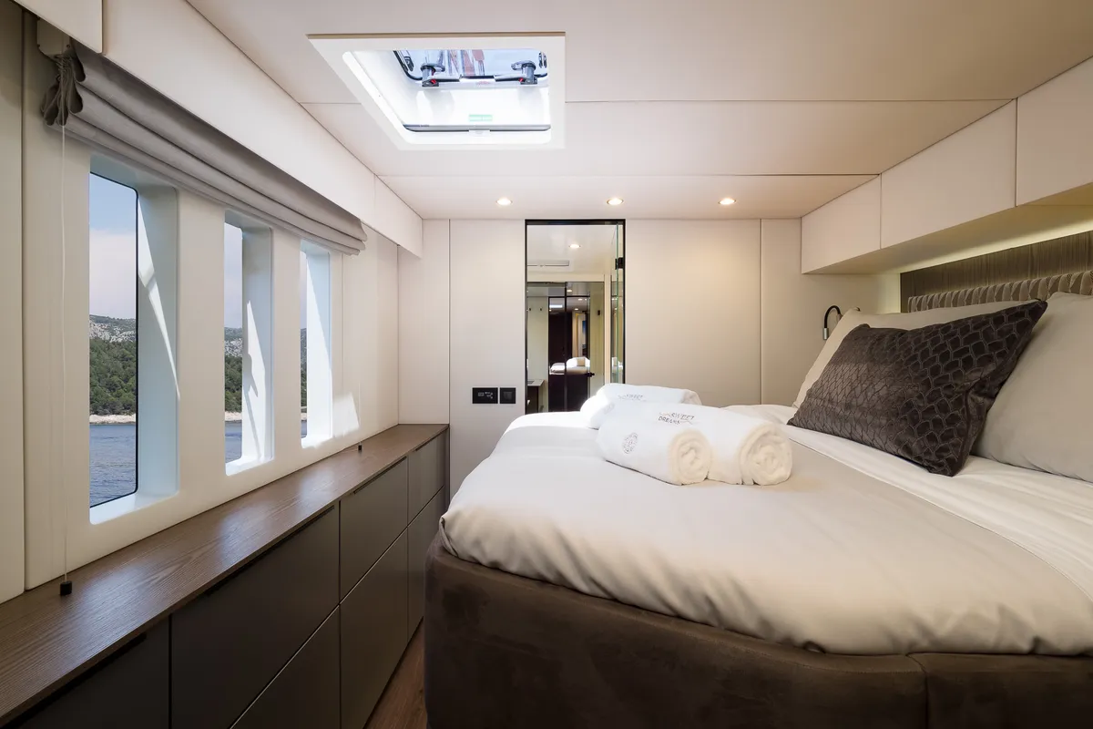 Sweet Dreams, a Sunreef Yachts Sunreef 50 catamaran at Grad Kaštela, Croatia