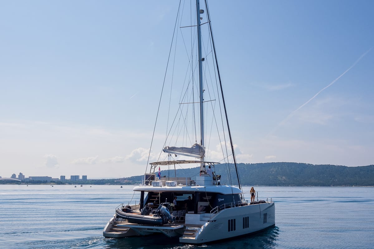 Sweet Dreams, a Sunreef Yachts Sunreef 50 catamaran at Grad Kaštela, Croatia