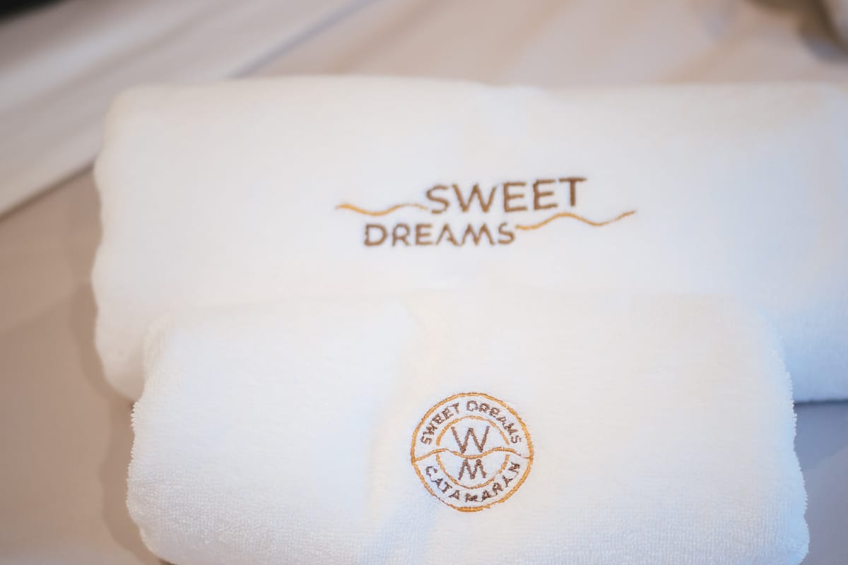 Sweet Dreams, a Sunreef Yachts Sunreef 50 catamaran at Grad Kaštela, Croatia
