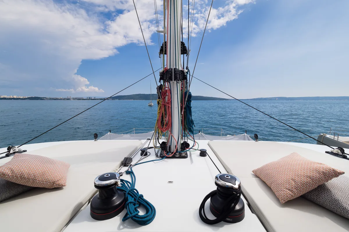 Sweet Dreams, a Sunreef Yachts Sunreef 50 catamaran at Grad Kaštela, Croatia