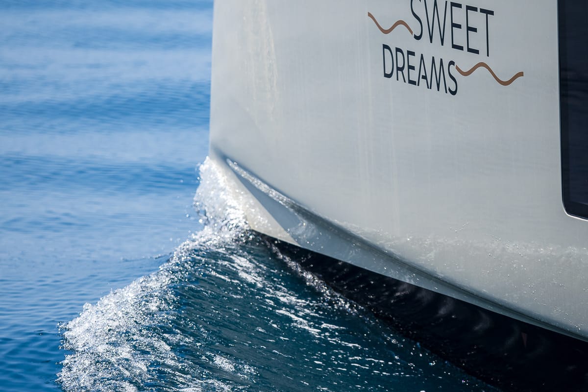 Sweet Dreams, a Sunreef Yachts Sunreef 50 catamaran at Grad Kaštela, Croatia