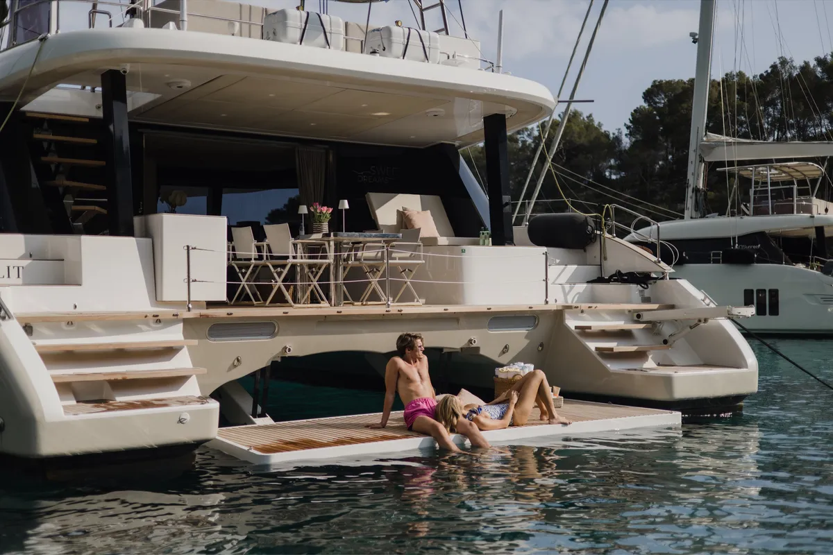 Sweet Dreams, a Sunreef Yachts Sunreef 50 catamaran at Grad Kaštela, Croatia