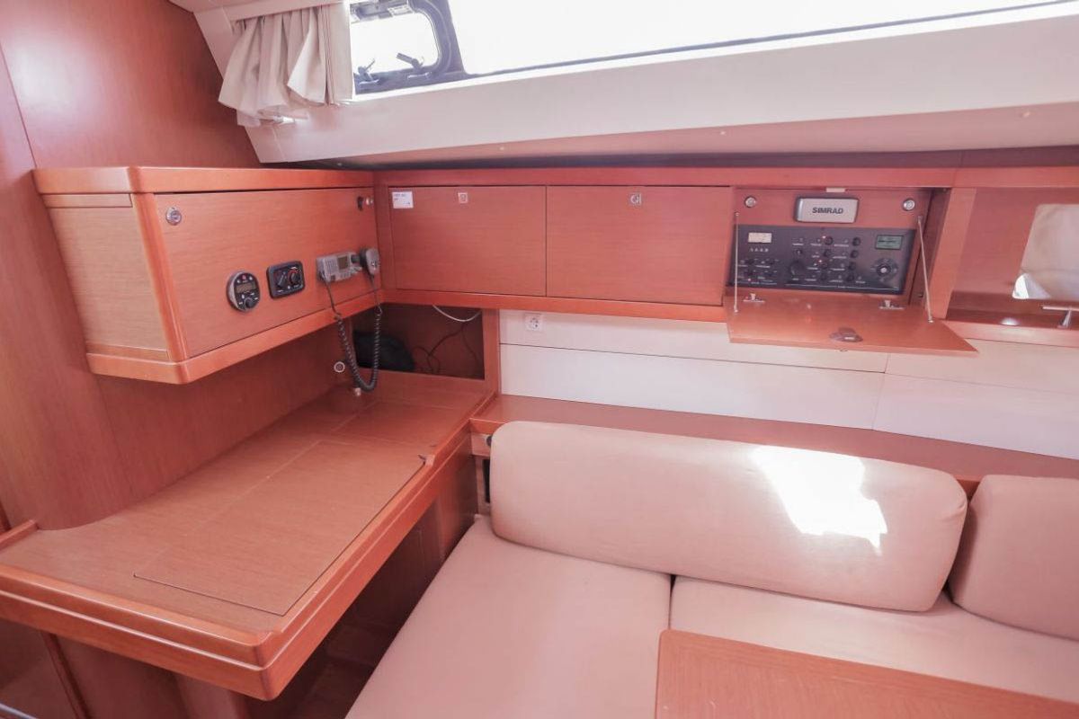 Svartklubben-Östhammar , a Beneteau Oceanis 48 sailboat at Gåshaga, Sweden