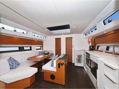 Salon of Hype, a Hanse Yachts Hanse 510 sailboat at Grad Biograd na Moru, Croatia